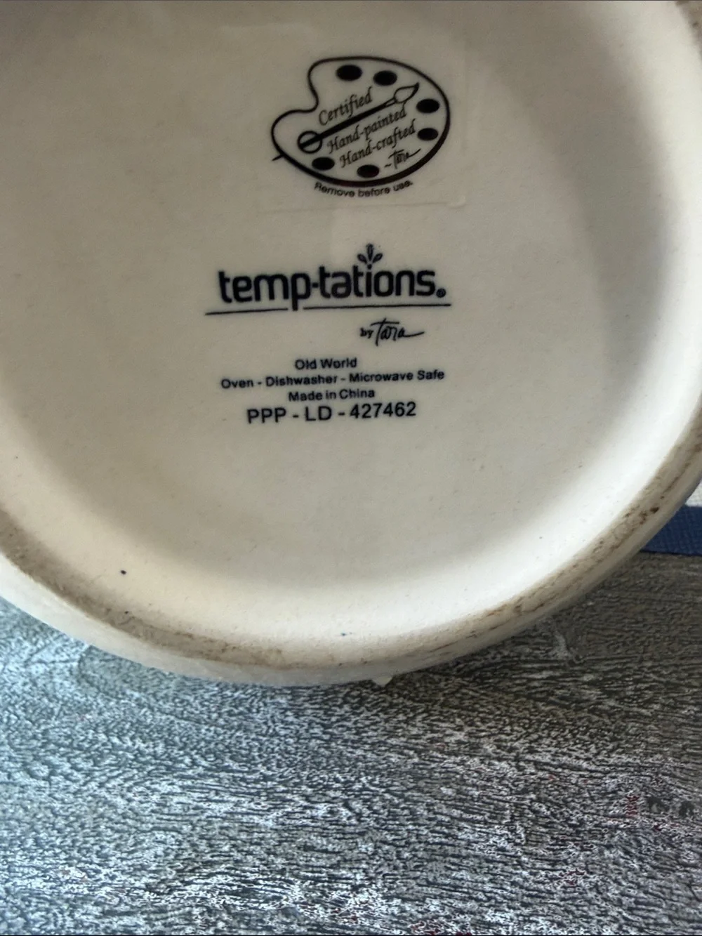 Temp-tations Grey Old World Utensil Holder